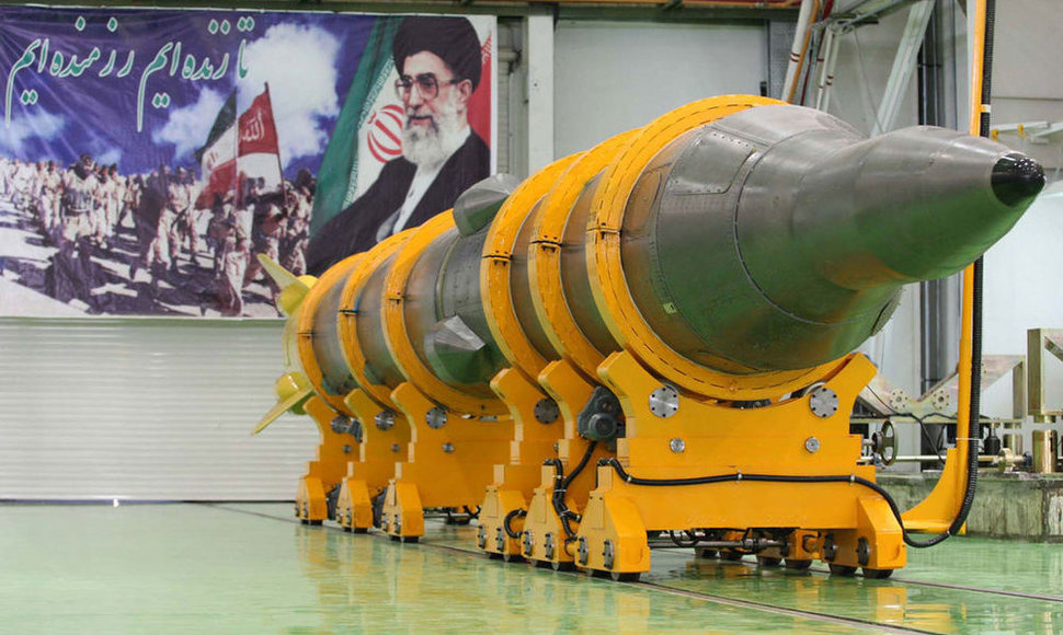 A picture shows the new medium-range surface to surface missile, named Sejil-2, at an undisclosed location in Iran prior to its test-firing on May 20, 2009. President Mahmoud Ahmadinejad announced that Iran had successfully test-fired the new missile, drawing a warning from Israel that Europe too sh