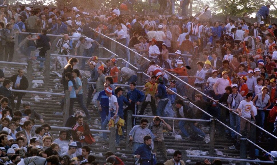 Po kruvinų raiu&scaron;ių "Heysel" stadione anglų klubai penkeriems metams buvo pa&scaron;alinti i&scaron; UEFA turnyrų.