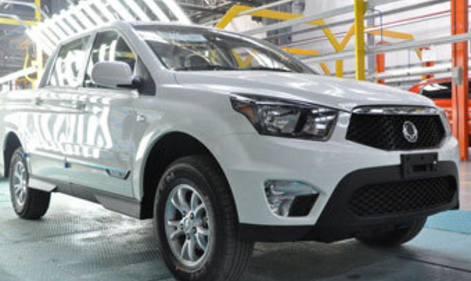 „SsangYong“ automobiliai jau dabar surenkami Kazachstane.