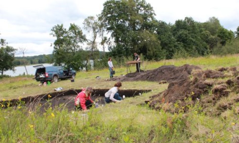 Prie Tauragnų ežero dirba jungtinė KIlaipėdos ir Getingeno universiteto archeologų grupė
