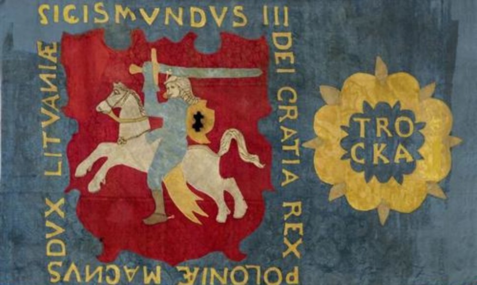 Lietuvoje išliko vienintelė LDK laikų - Trakų pavieto vėliava