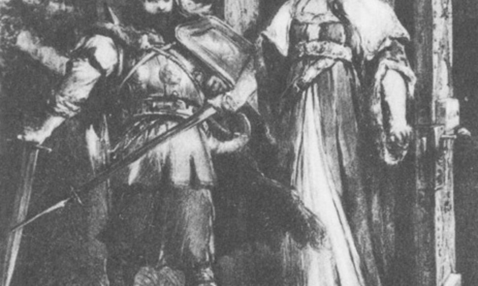 Didysis kunigaikštis Traidenis su žmona Anna Mazowiecka