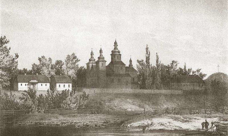 Laurušavo vienuolynas. Napoleono Ordos piešinys