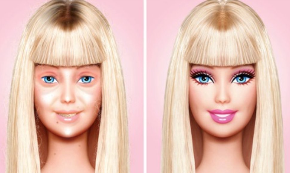 Совершенства нет: покажите девочкам Барби без макияжа
