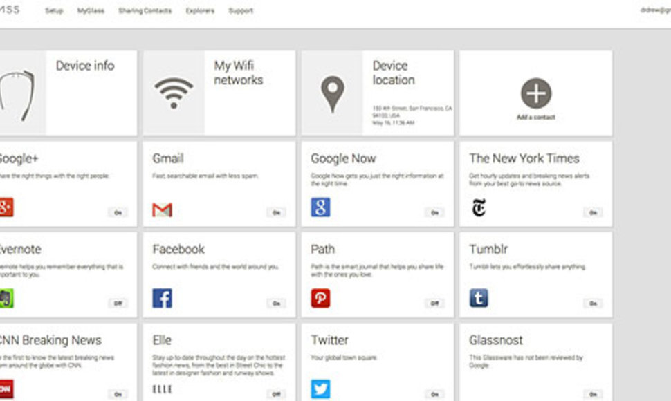 Для Google Glass анонсированы приложения Facebook и Twitter
