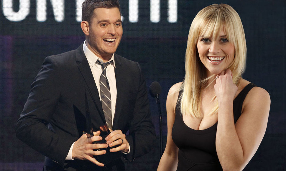 Michael Buble ir Reese Witherspoon