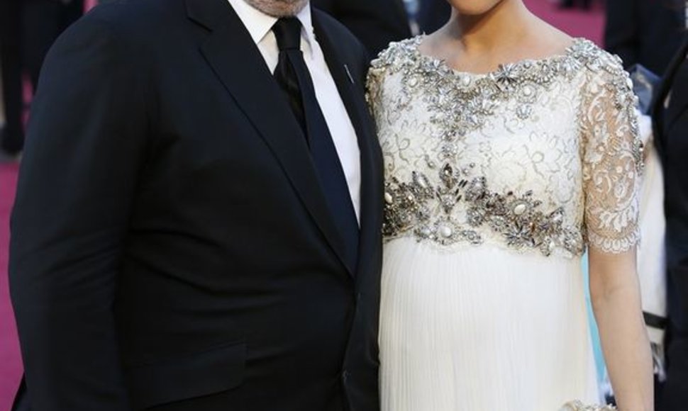 Harvey Weinsteinas su žmona Georgina Chapman