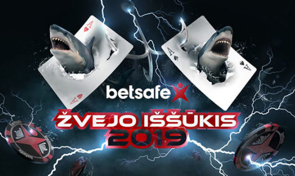 Didžiausias Lietuvos gyvo pokerio turnyras „Betsafe Žvejo Iššūkis 2019“