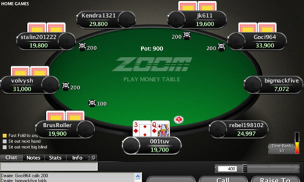 "Zoom" pokeris