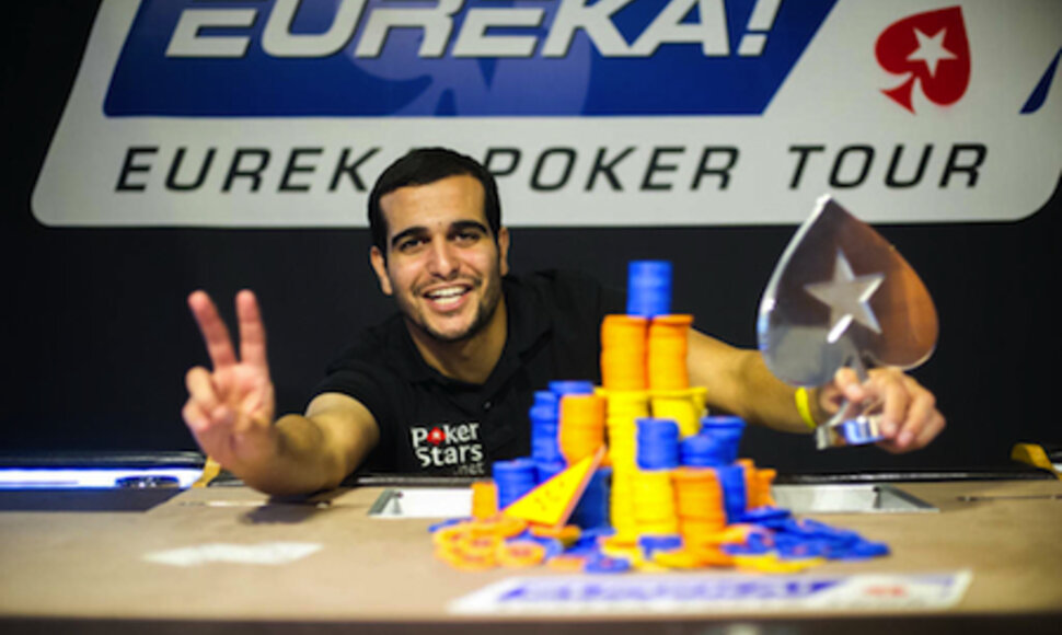 "Eureka" čempionas Liranas Machlufas / PokerStarsBlog.com nuotr.