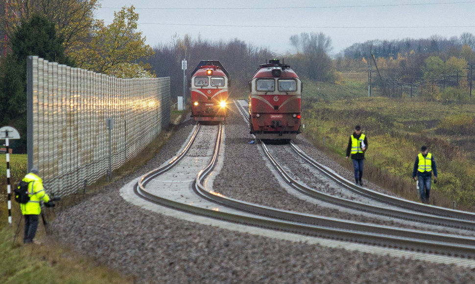 Vilniaus rajone traukinys mirtinai partrenkė moterį