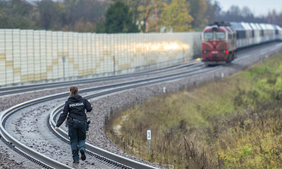 Vilniaus rajone traukinys mirtinai partrenkė moterį