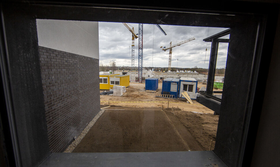 Daugiabučio statybos Budiniškių gatvėje