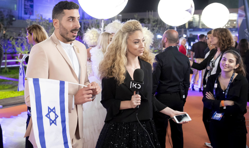 „Eurovizija“ atidarymo Tel Avive akimirka