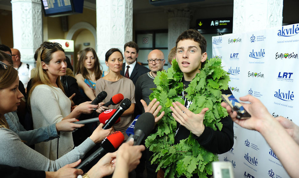 Donato Montvydo sugrįžtuvių akimirka