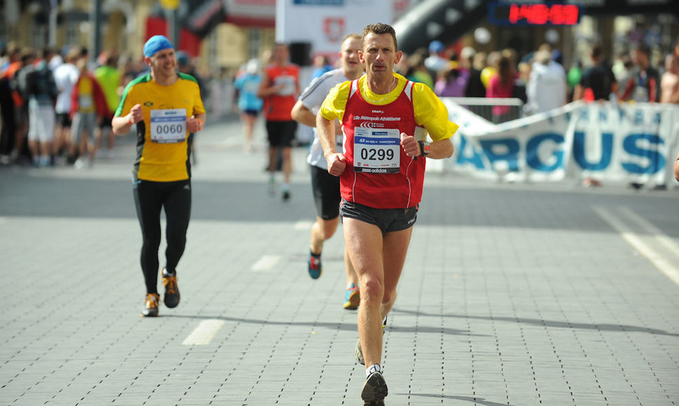 Tarptautinio Vilniaus maratono akimirka