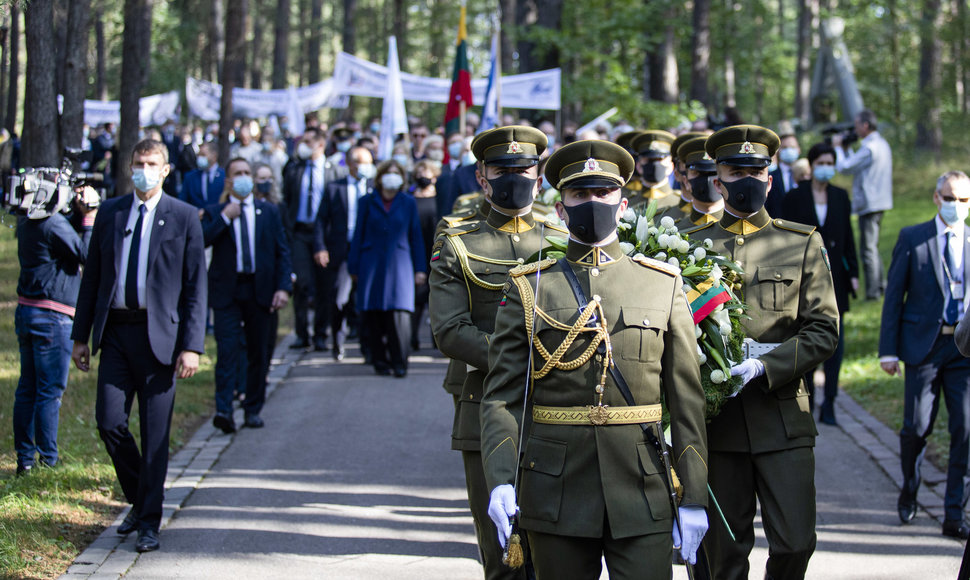 Lietuvos žydų genocido aukų pagerbimo ceremonija