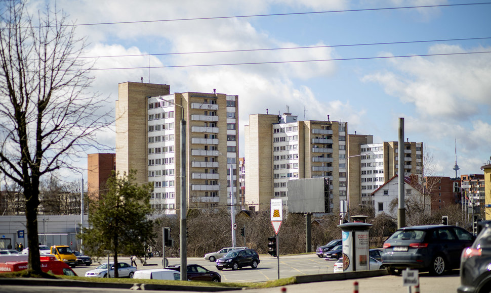 Daugiabučiai netoli Kuro aparatūros gamyklos 