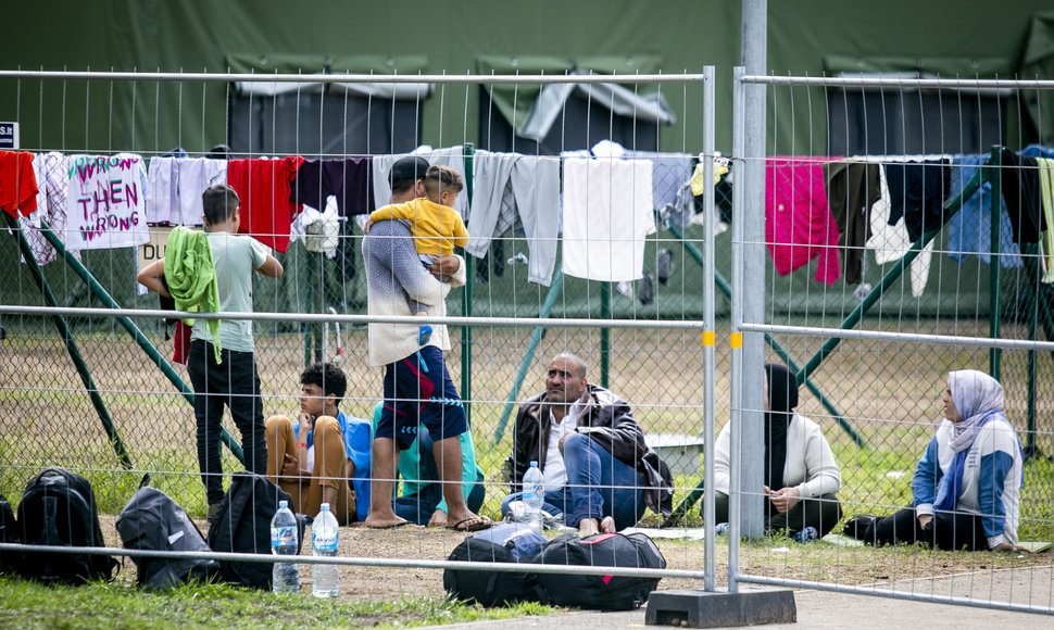 Migrantai Druskininkų užkardoje