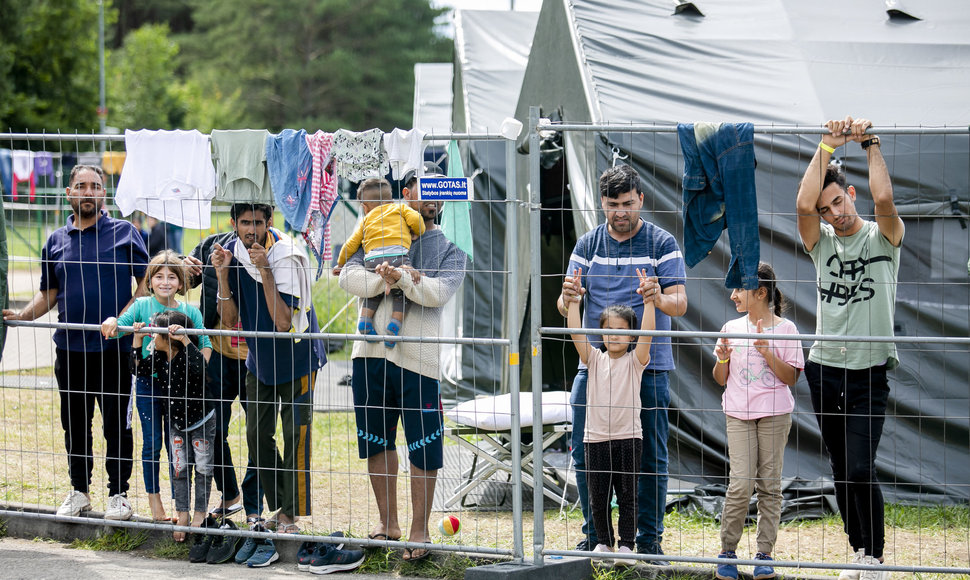 Migrantai Druskininkų užkardoje