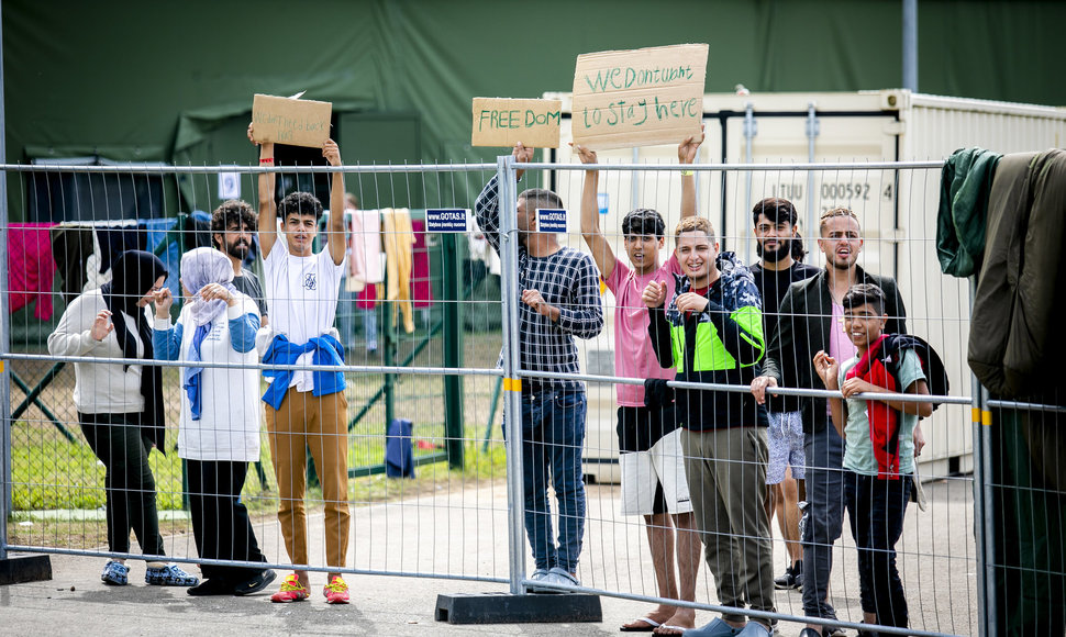 Migrantai Druskininkų užkardoje