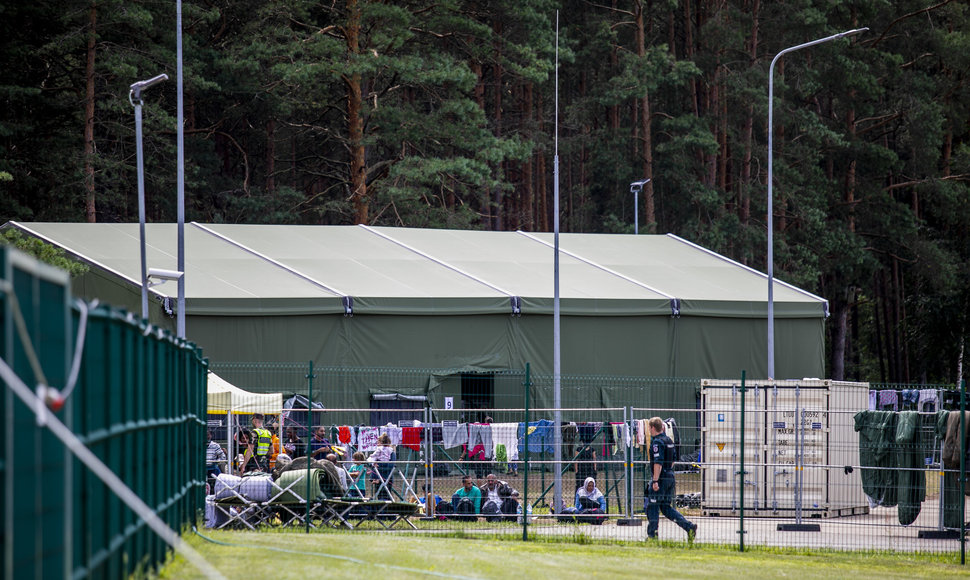 Migrantai Druskininkų užkardoje