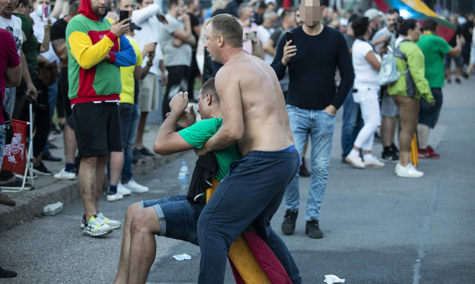 Policijos pajėgos prie Seimo