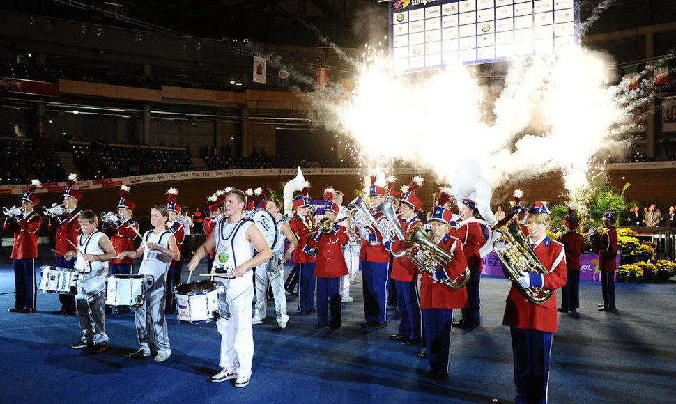 Atidarymo ceremonijos akimirka