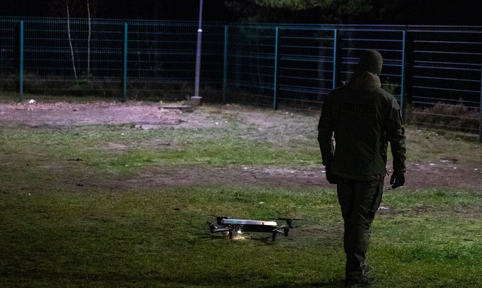 Estijos pareigūnų dronas