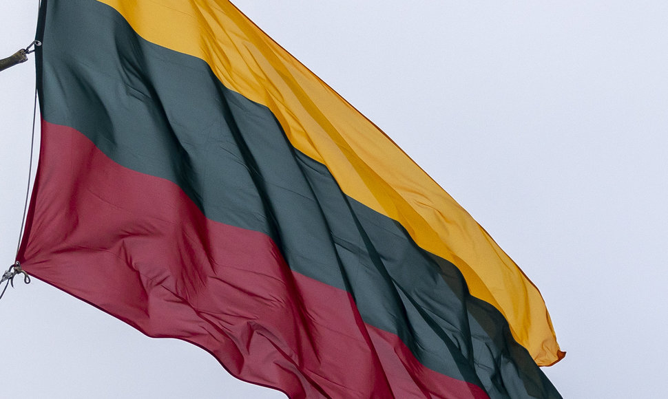 Naujos Lietuvos valstybės vėliavos iškėlimo ceremonija