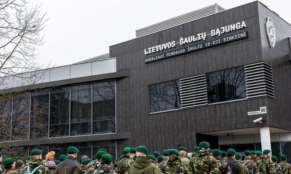 Lietuvos šaulių sąjungos naujų patalpų atidarymas