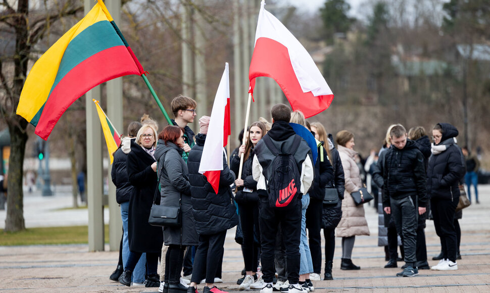 Mitingas tautinių mažumų mokykloms apginti