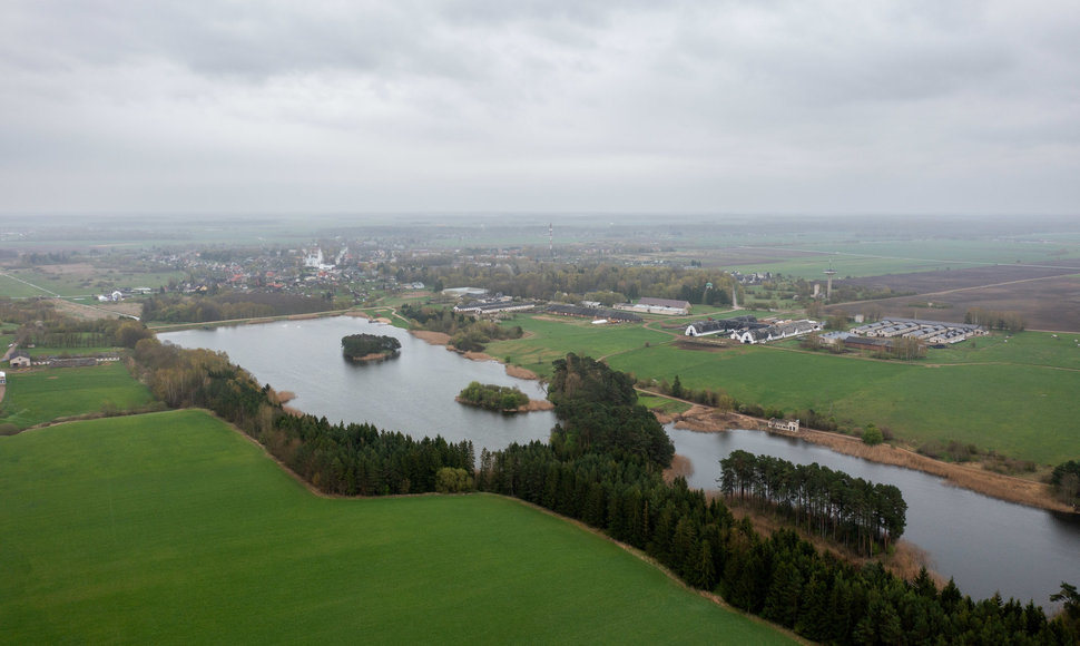 Baisogala ir jos apylinkės, kur planuojama statyti „Rheinmetall“ gamyklą