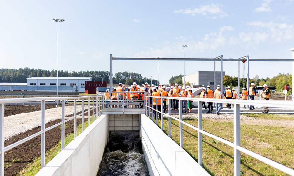 Moderniausios Baltijos &scaron;alyse Vilniaus nuotekų valyklos rekonstrukcijos pristatymo renginys