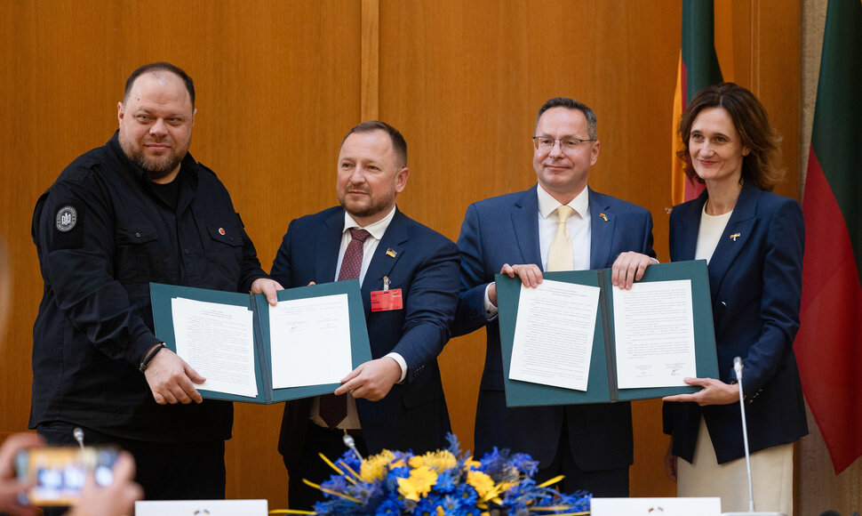 Ruslanas Stefančukas, Pavlo Sushko, Žygimantas Pavilionis, Viktorija Čmilytė-Nielsen