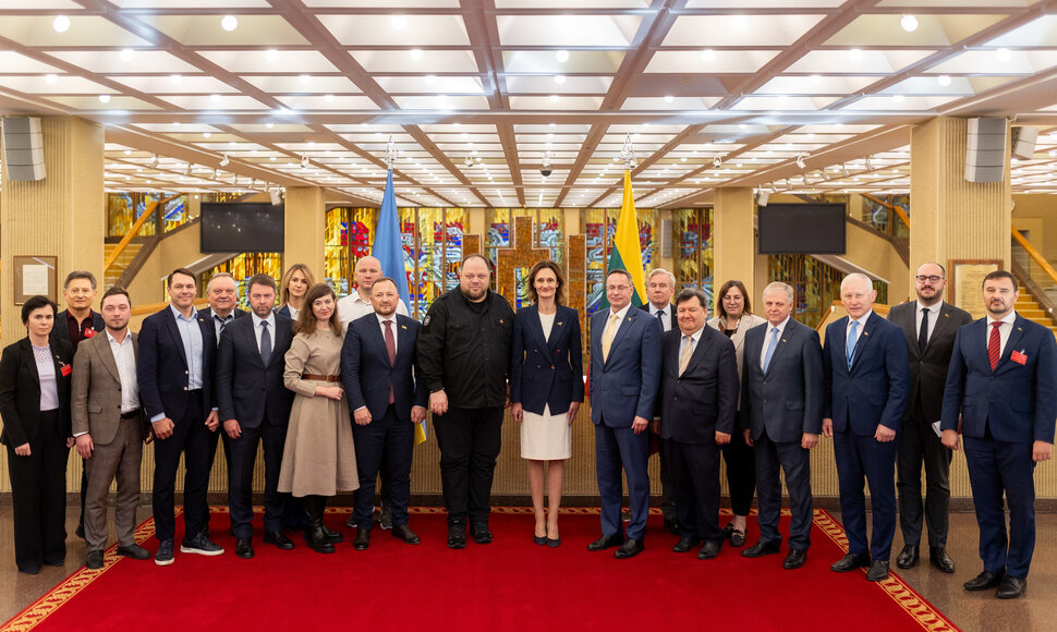 Seime lankėsi Ukrainos Auk&scaron;čiausiosios Rados Pirmininkas Ruslanas Stefančukas