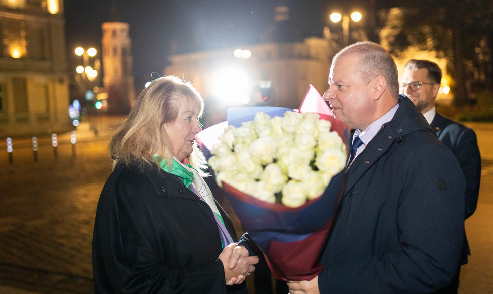 Restorane „Grey“ Seimo rinkimų antrojo turo rezultatų laukia Lietuvos socialdemokratų partija