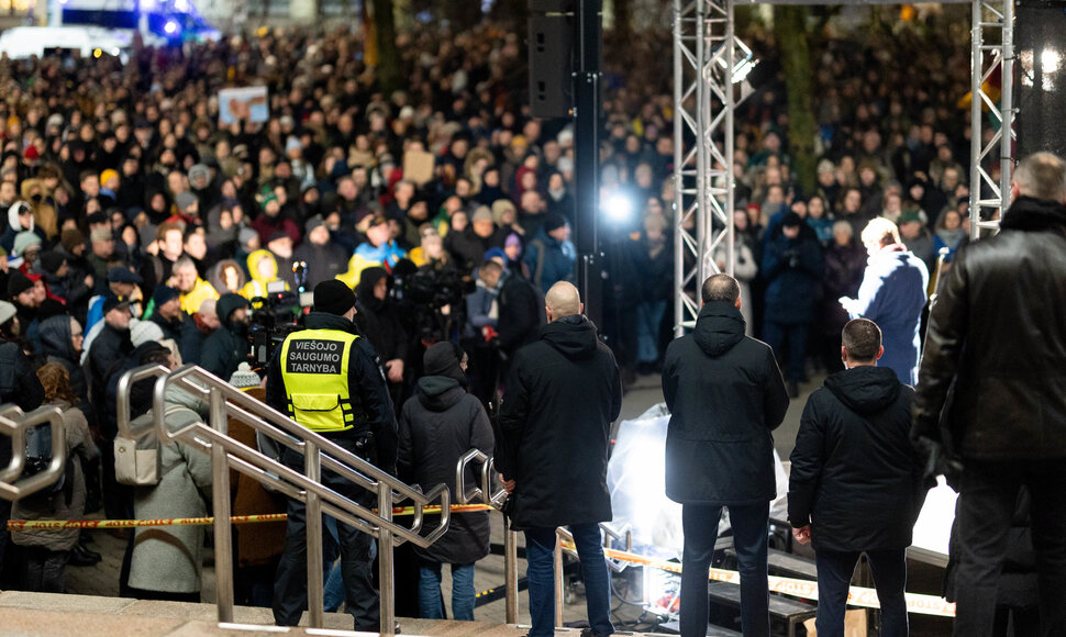 Protestas &bdquo;De&scaron;imt minučių tylos&ldquo;
