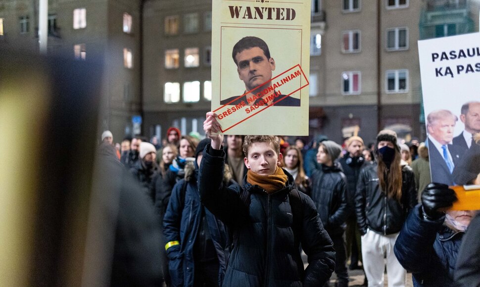 Protestas &bdquo;De&scaron;imt minučių tylos&ldquo;