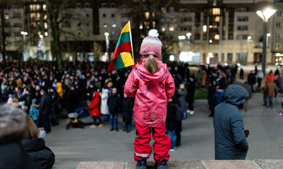 Protestas &bdquo;De&scaron;imt minučių tylos&ldquo;