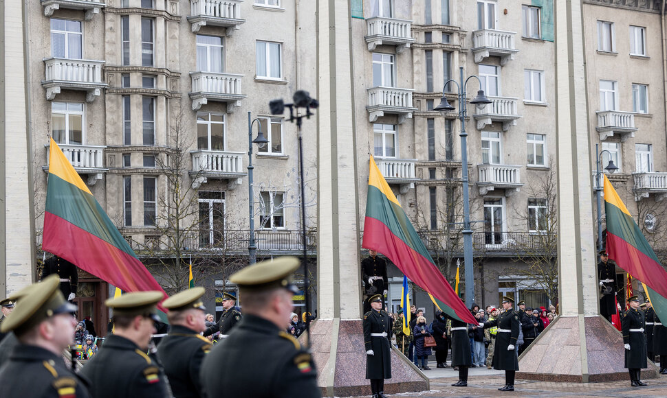 Iškilminga valstybės vėliavos pakėlimo ceremonija
