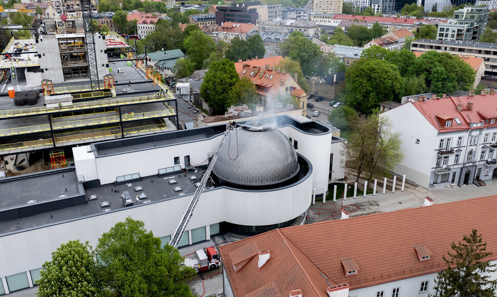 Gaisras Vilniaus planetariume