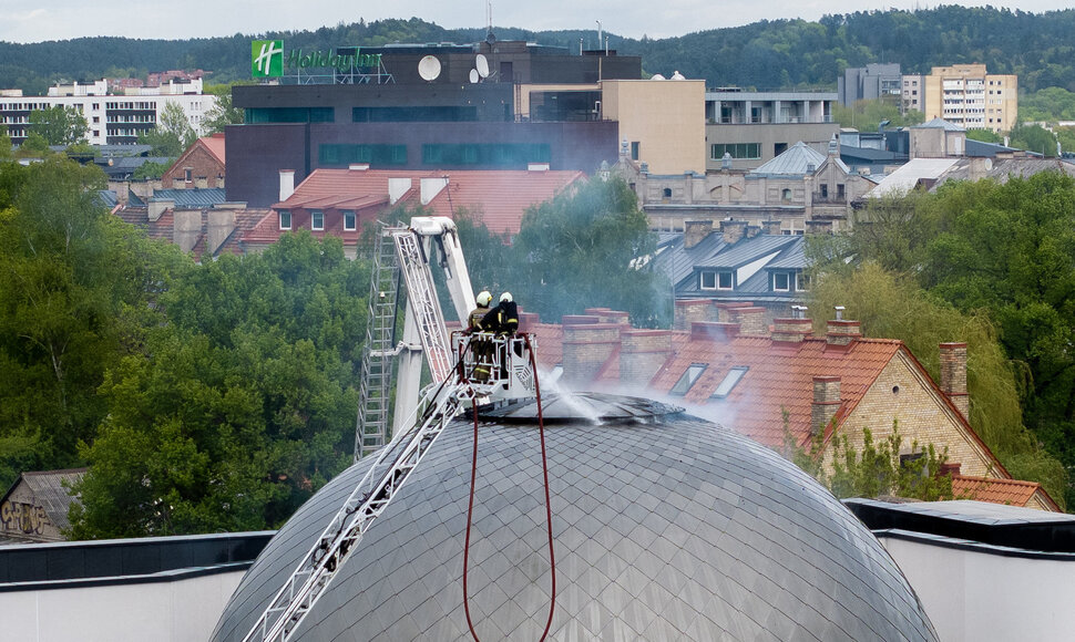 Gaisras Vilniaus planetariume