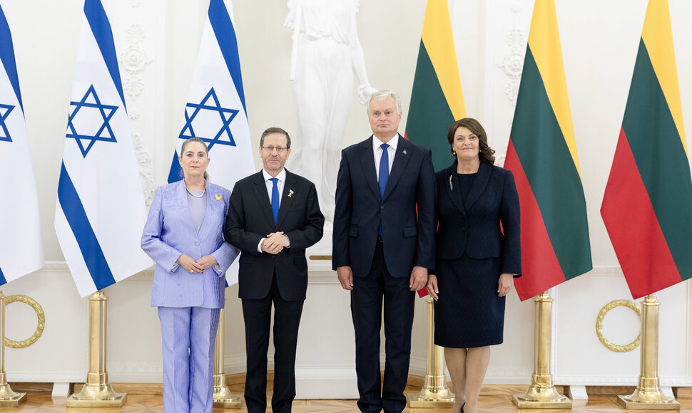 Michal Herzog, Isaakas Hercogas, Gitanas Nausėda, Diana Nausėdienė