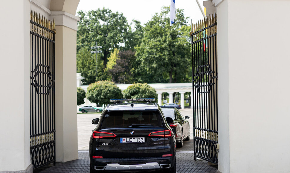 Gintautas Paluckas atvyko į Prezidentūrą