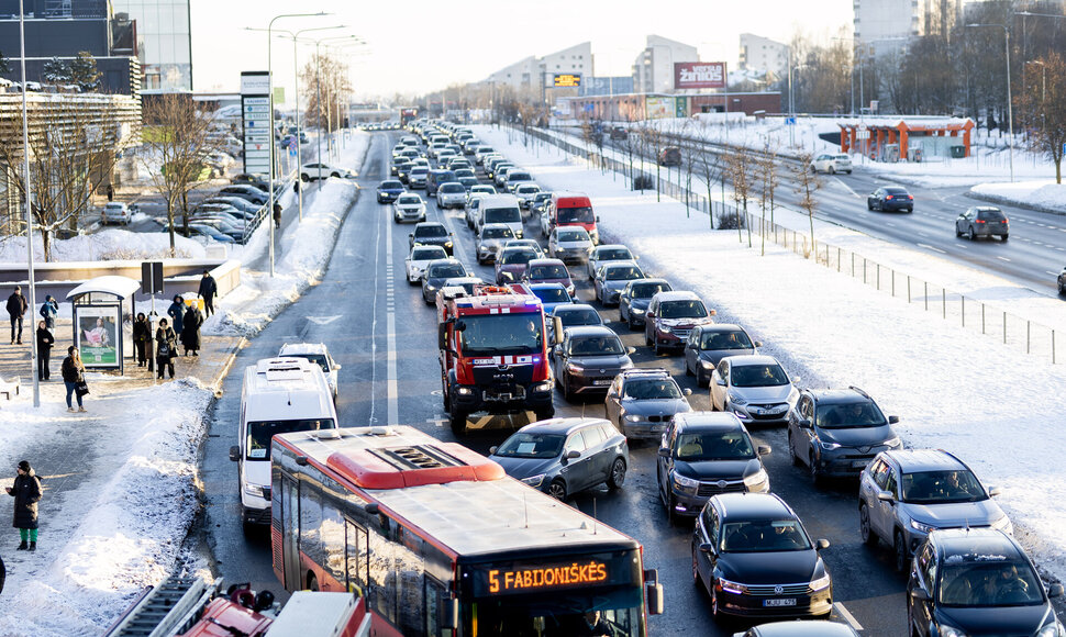 Avarija Ukmergės gatvėje