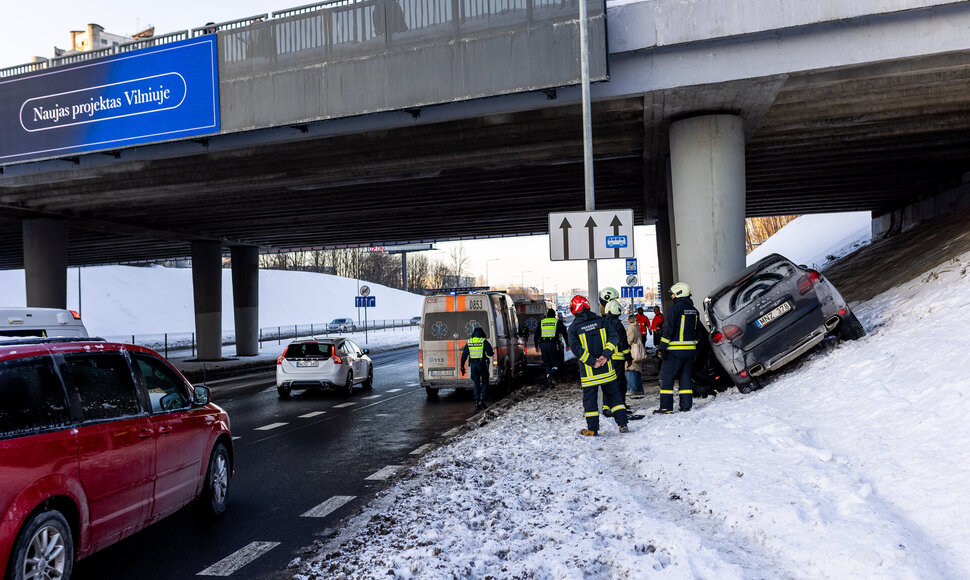 Avarija Ukmergės gatvėje