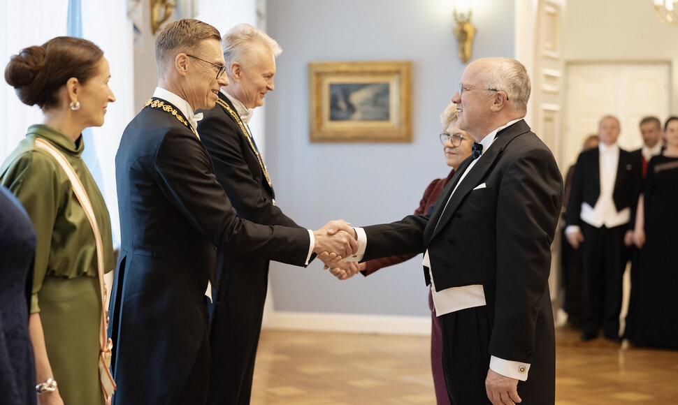 Lietuvos pirmosios poros rengiama valstybinė vakarienė Suomijos pirmosios poros garbei