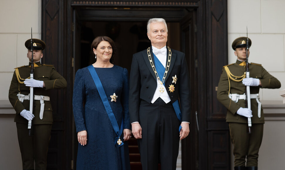 Lietuvos pirmosios poros rengiama valstybinė vakarienė Suomijos pirmosios poros garbei