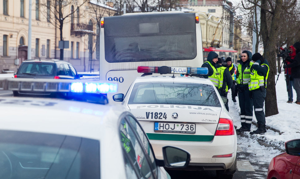 Vilniuje autobusas užgavo pėsčiąjį